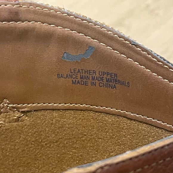 Born BOC Boots Riding Ankle Straps Zip up Brown Cognac Leather Tall 8/39 Comfy - Picture 8 of 11